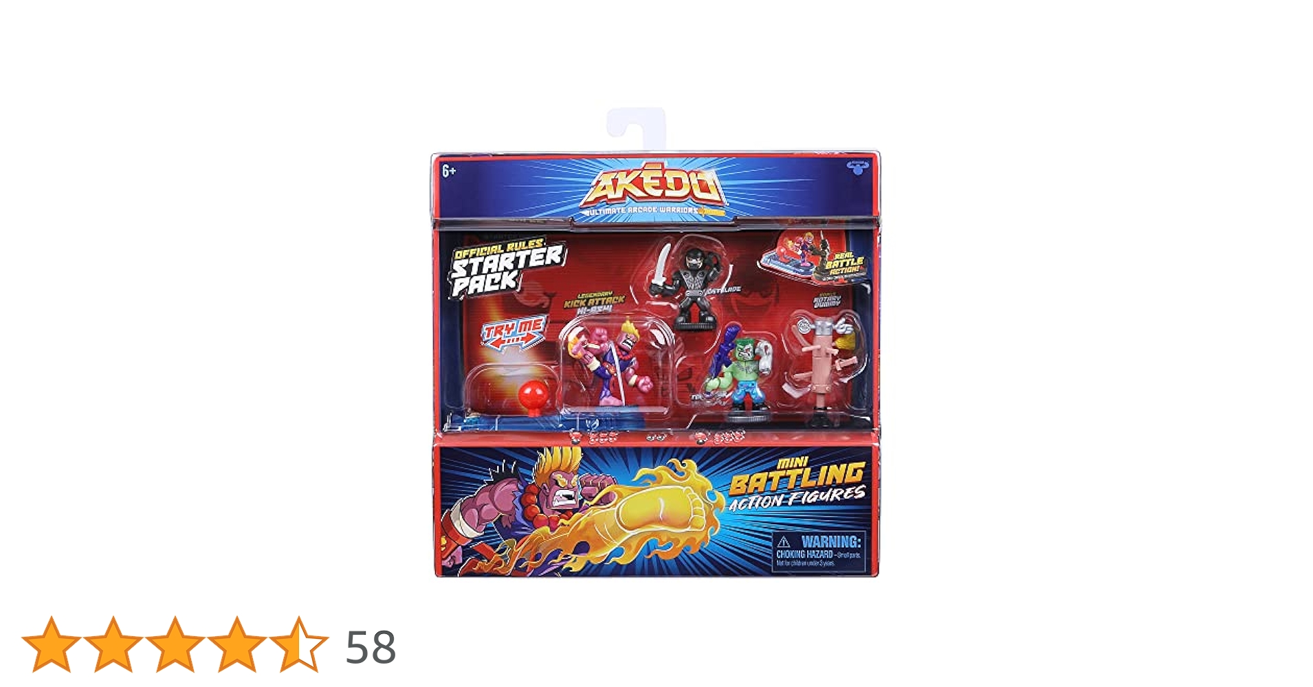 R*i様 AKEDO S4 kick attack Amazon.com: Akedo Ultimate Arcade Warriors Starter Pack