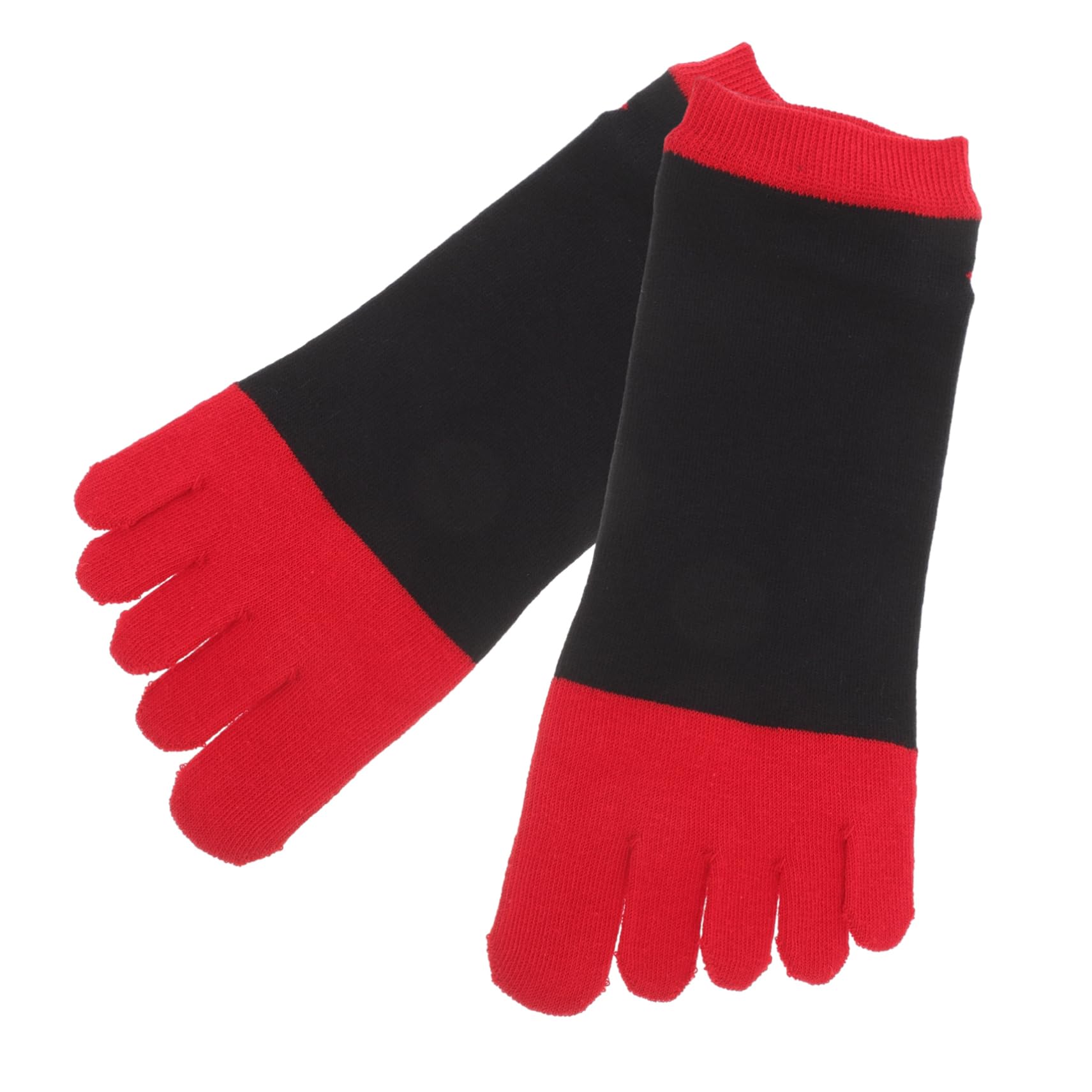 GOOHOCHY Womens Toe Socks 1 Pair Toe Socks Women Cotton Toe Socks for Women Full Toe Socks Toe Separation Socks Comfort Women Toe Socks