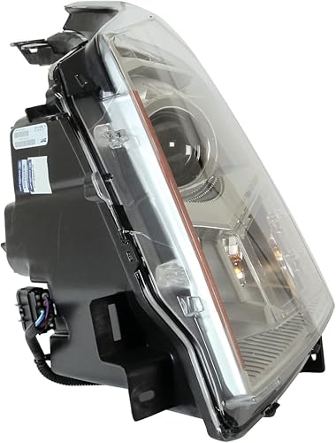 Miniatura 5 de Repuesto para Cadillac 2010-2013 SRX Base, SRX 2010-2013 de lujo para conductor y pasajero, conjunto de faros delanteros halógenos con bombillas,