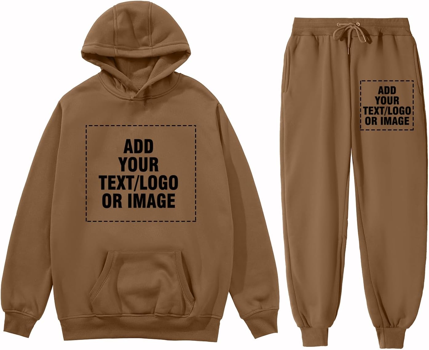 Mowbeat Custom Sweat Suit Hoodie Sweatshirt Pullover Personalized Long Sleeve Customization Sweater Sweatpants