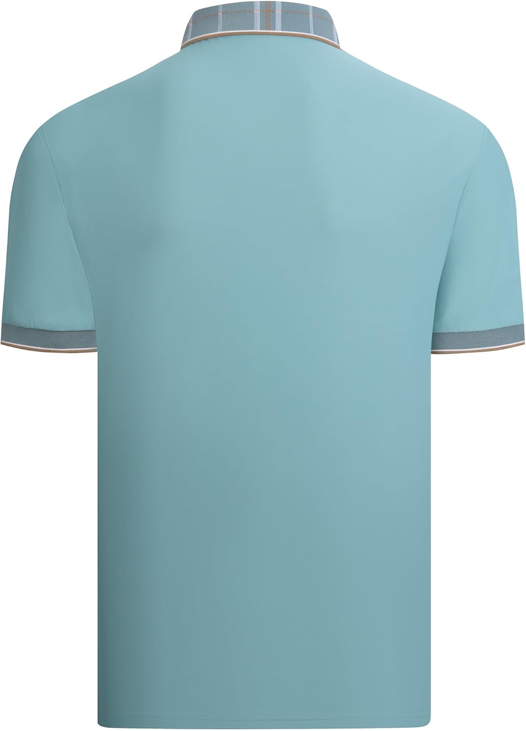 Esabel.C Men's Pique Golf Shirts Short Sleeve Moisture Wicking Stretch Performance Business Casual Polo Shirts for Men - Image 3