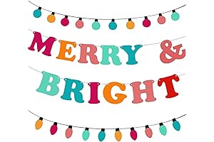 Merry & Bright Holiday Party Banner