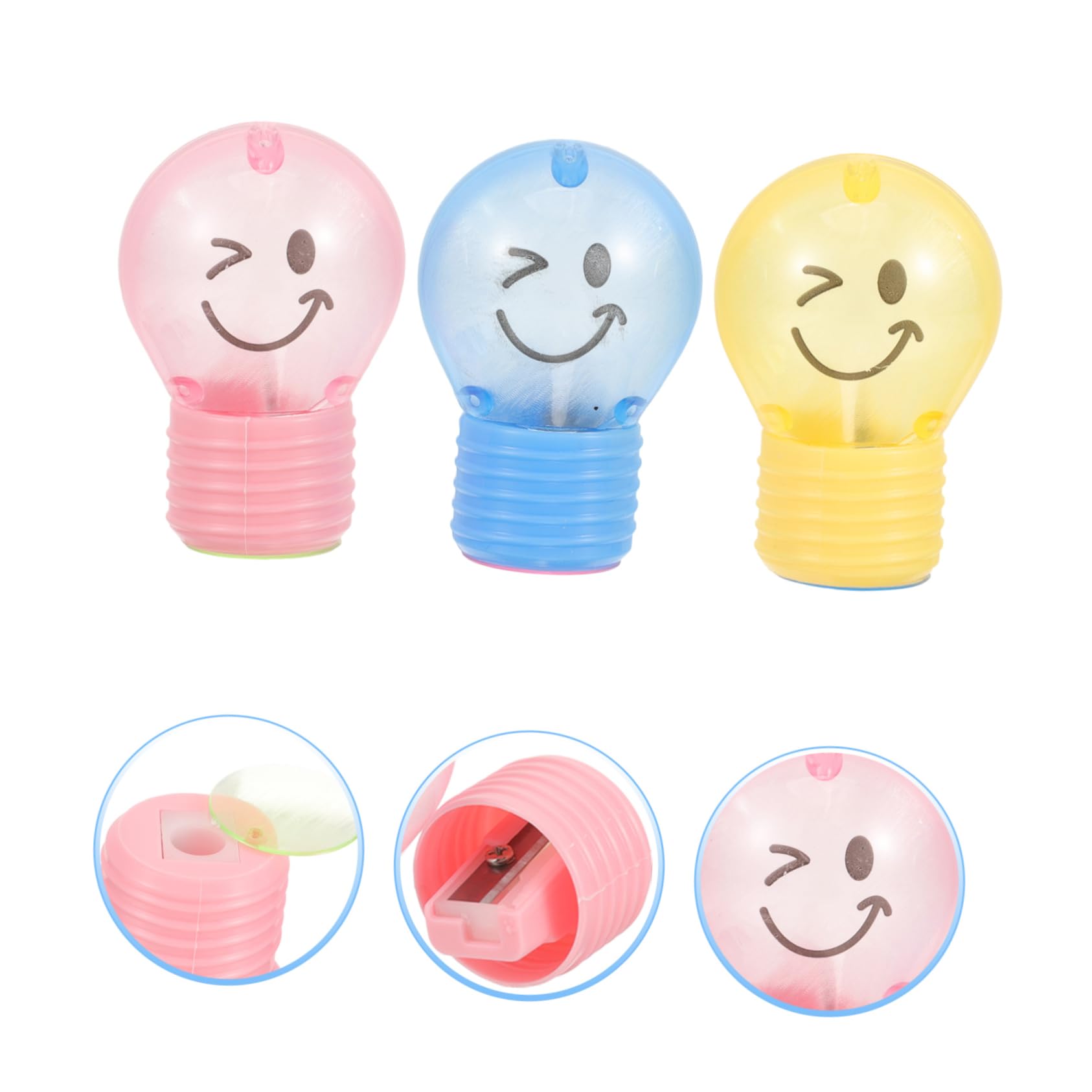 NUOBESTY 30pezzi Temperamatite Portatile e Utensili Per Per Scuole Cartoon Assortito