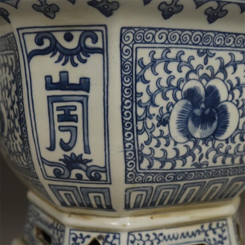 青花纏枝牡丹紋高足四方鉢 陶磁器 工芸品 美術品 置物 Amazon.co.jp: 青花纏枝牡丹紋高足四方鉢 陶磁器 工芸品 美術品