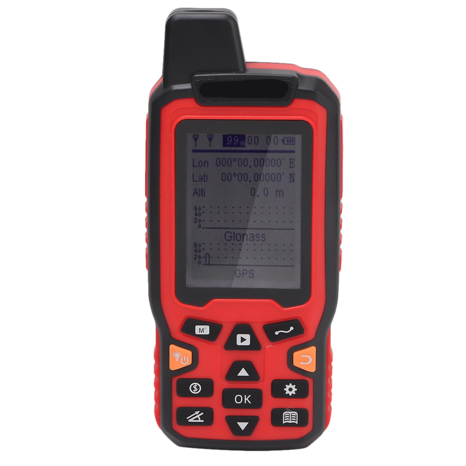 ZL-180 Compteur de Terrestre de Navigation GPS Portable – Outil d'enquête de Piste Haute sensibilité avec écran 2,4 Pouces, Batterie au Lithium Haute capacité et USB,