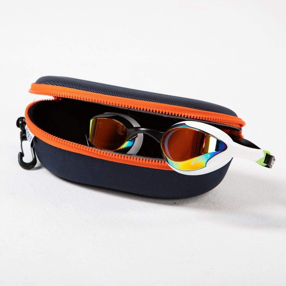 Swimming Goggles case, Navy/Orange, ONE SIZE