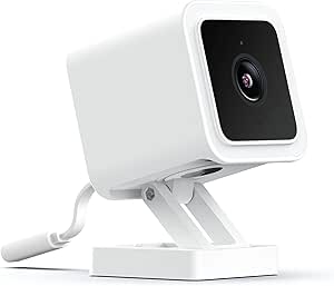 Wyze Cam v3 1080p HD Indoor/Outdoor Video Camera with Color Night Viewing, Compatible with Alexa&The Google Assistant and IFTTT with Wyze Cam A.I. Detection Service 3Month Subscription,white asin的图片