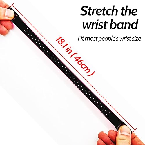 Miniatura 3 de 1 par de correa de repuesto para monitor de frecuencia cardíaca, correa de brazo ajustable, bandas elásticas suaves, correa de reloj de repuesto,