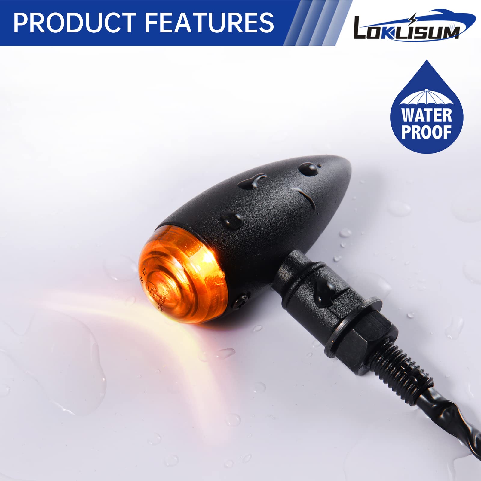 2pcs Led indicatore di direzione per moto lampeggiante faro per moto drl luci di guida accessori per moto universale 12v  201355758