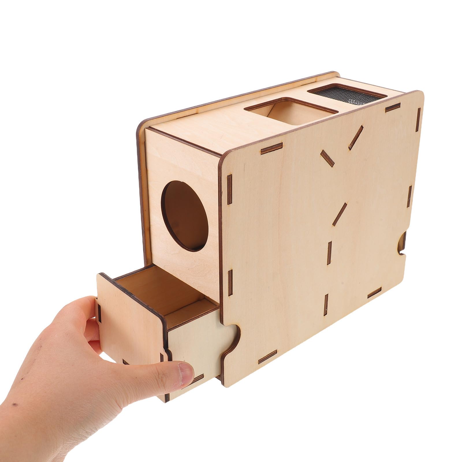 Luxshiny Separador de Cáscaras para Comida de Aves con Diseño Compacto y Motor para Limpieza en Criaderos Pequeños de Aves