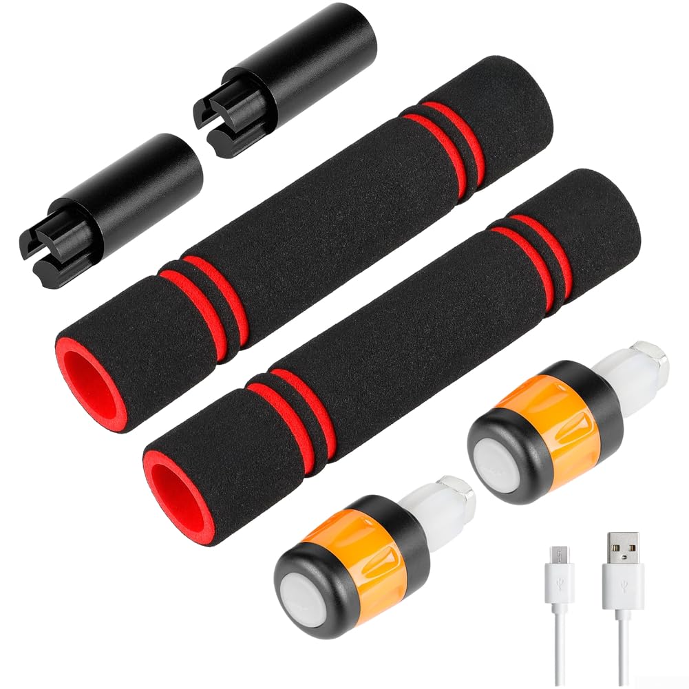 Lumière LED pour trottinette électrique Xiaomi avec tige d'extension pour trajets nocturnes en ville