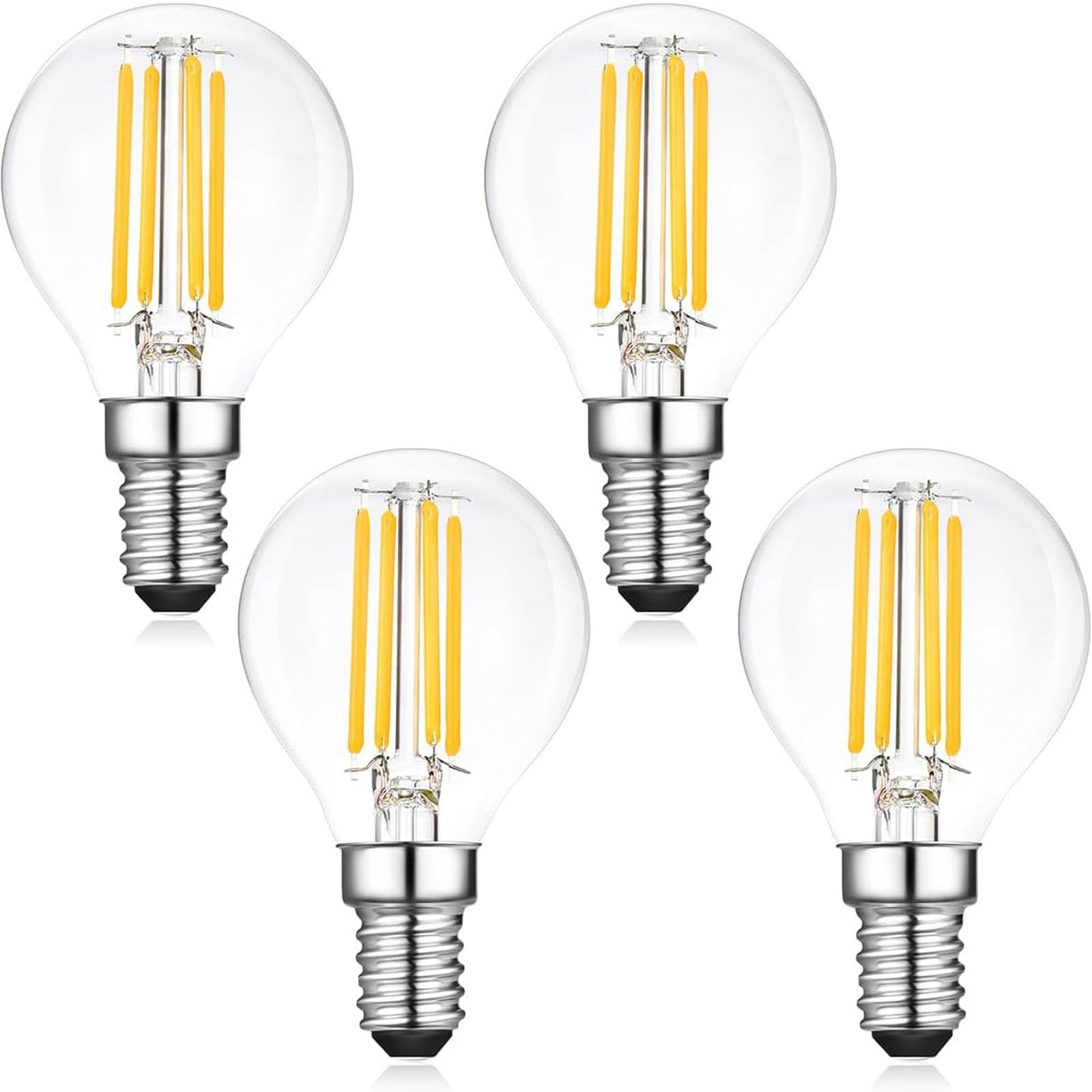 żarówka, Żarówka LED E14 G45 2W, 220 V AC, 200 lm, żarówki kuliste(Warm White)