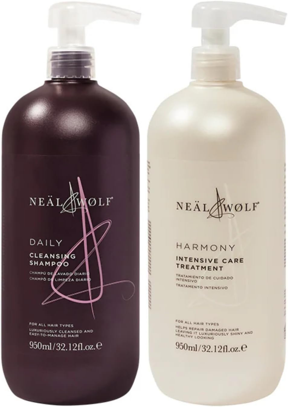 Neal & Wolf Cleanse & Treat Shampoo & Conditioner Duo 950ml