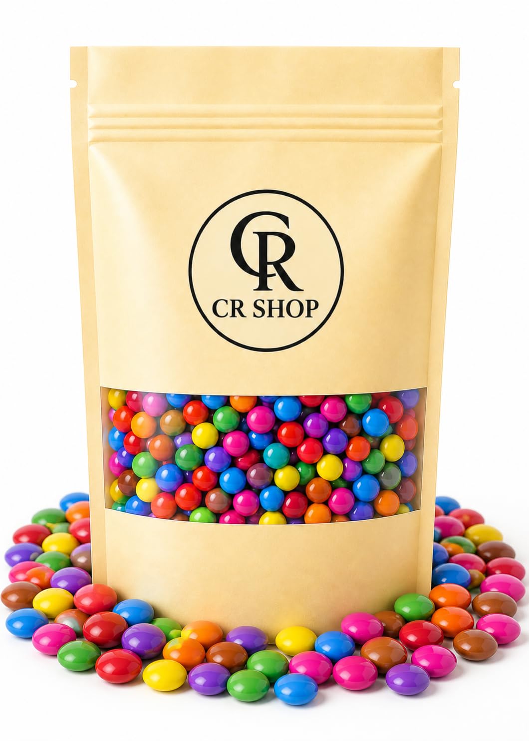 Bonbons Chocolat Colorés 130g – Dragées Multicolores Croquantes – Idéal pour Glaces, Gâteaux, Desserts & Snack Gourmand