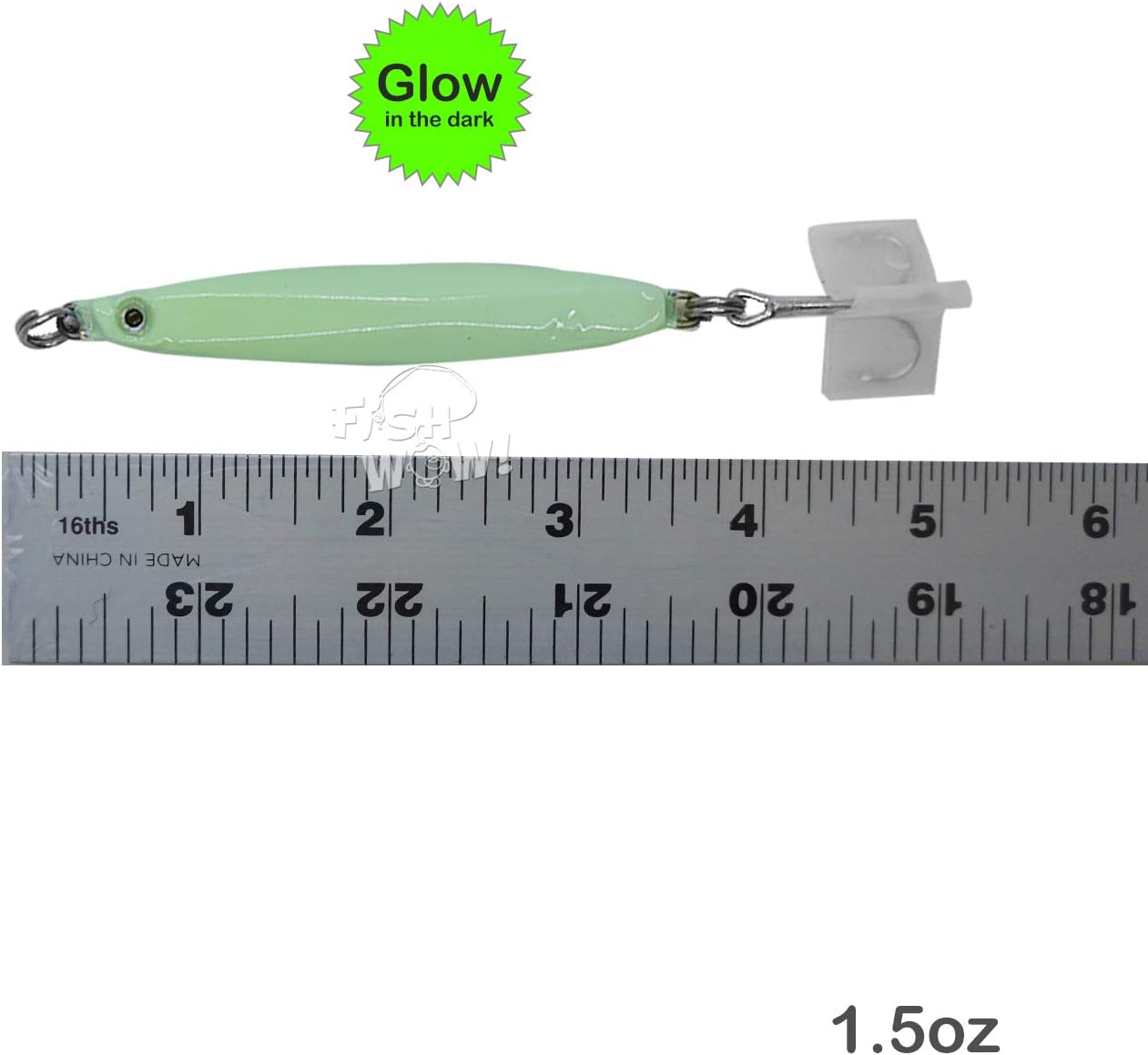 5pcs Whole Body Glow 42g Colt Sniper jig 1.5oz coltsniper Metal Knife jig with a 3561D-DT MUSTAD 3X Strong Forge High Carbon Steel Treble Hook