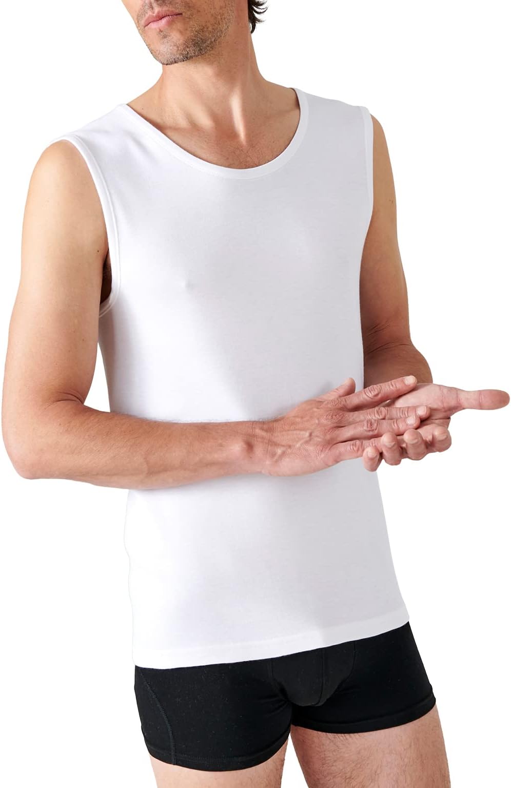 Damart Men's Tank Top, Heat Level Medium 3 Thermal Underwear - Top (Pack of 1)