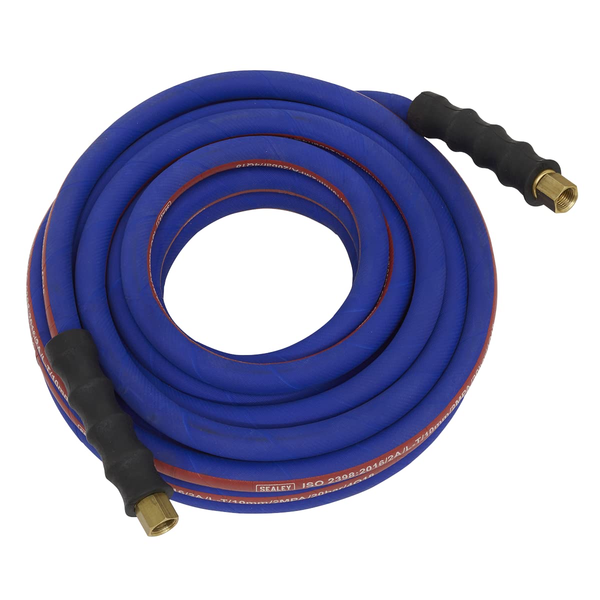 Sealey Air Hose 10Mtr x Ø10mm with 1/4""BSP Unions Extra Heavy Duty Air Tool