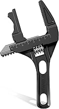 2 in 1 Wrench, 6-68 mm Adjustable Wrench, Large Opening Adjustable Wrench, Adjustable Pipe Wrench, Adjustable Spanner Single Opening, for Bathrooms, Home Maintenance