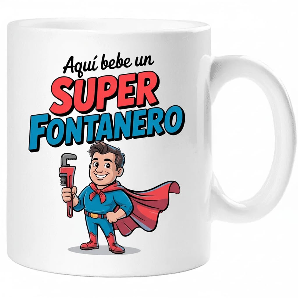 Taza SUPER POLICÍA – Regalo Original para POLICÍA | Taza de Cerámica 325ml con Diseño Superhéroe | Apta Microondas y Lavavajillas — view 46
