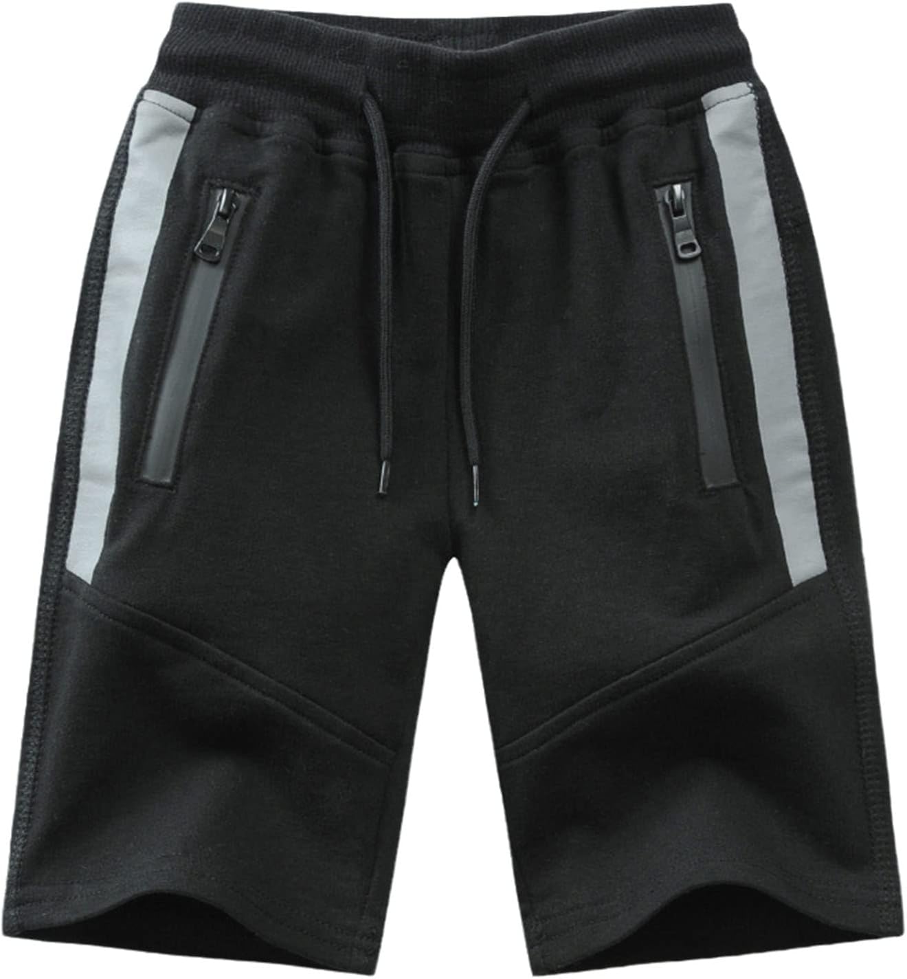 Summer Children Boys Shorts Zipper Pocket Kids Casual Knitted Shorts for Boys