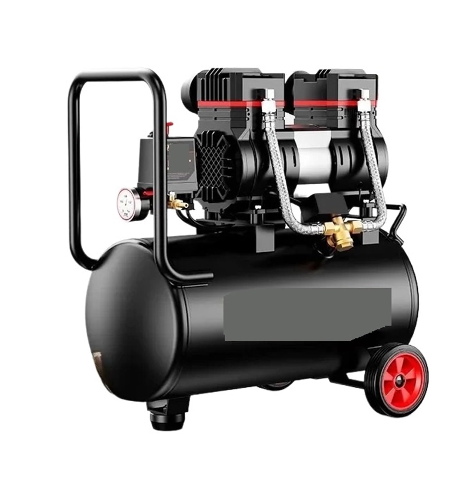 Silent Air Compressor 220V Portable Industrial Grade Woodworking Silent High Pressure Air Compressor Pump(3990W-45L-1)