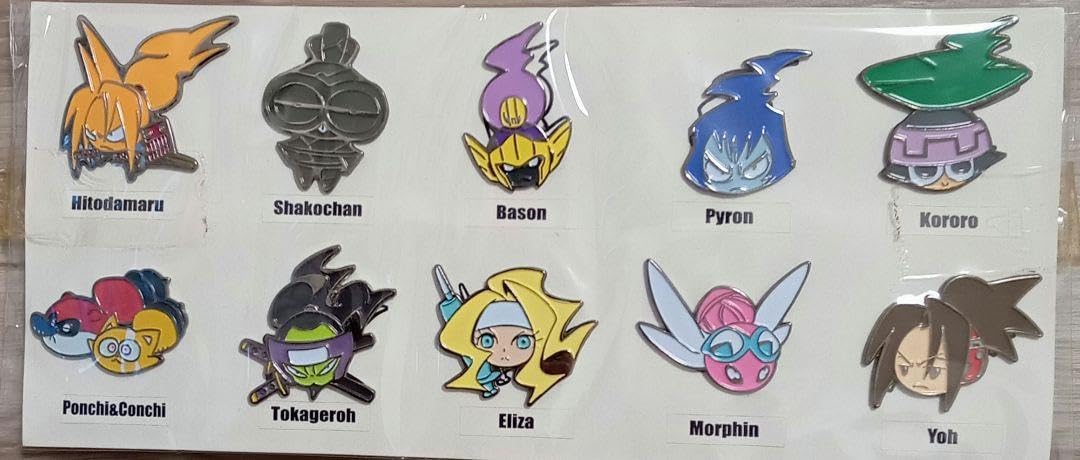 【未開封】シャーマンキング完全版　購入特典　人魂　ピンズコレクション ひな壇付 Amazon.co.jp: シャーマンキング完全版 購入特典 人魂ピンズ