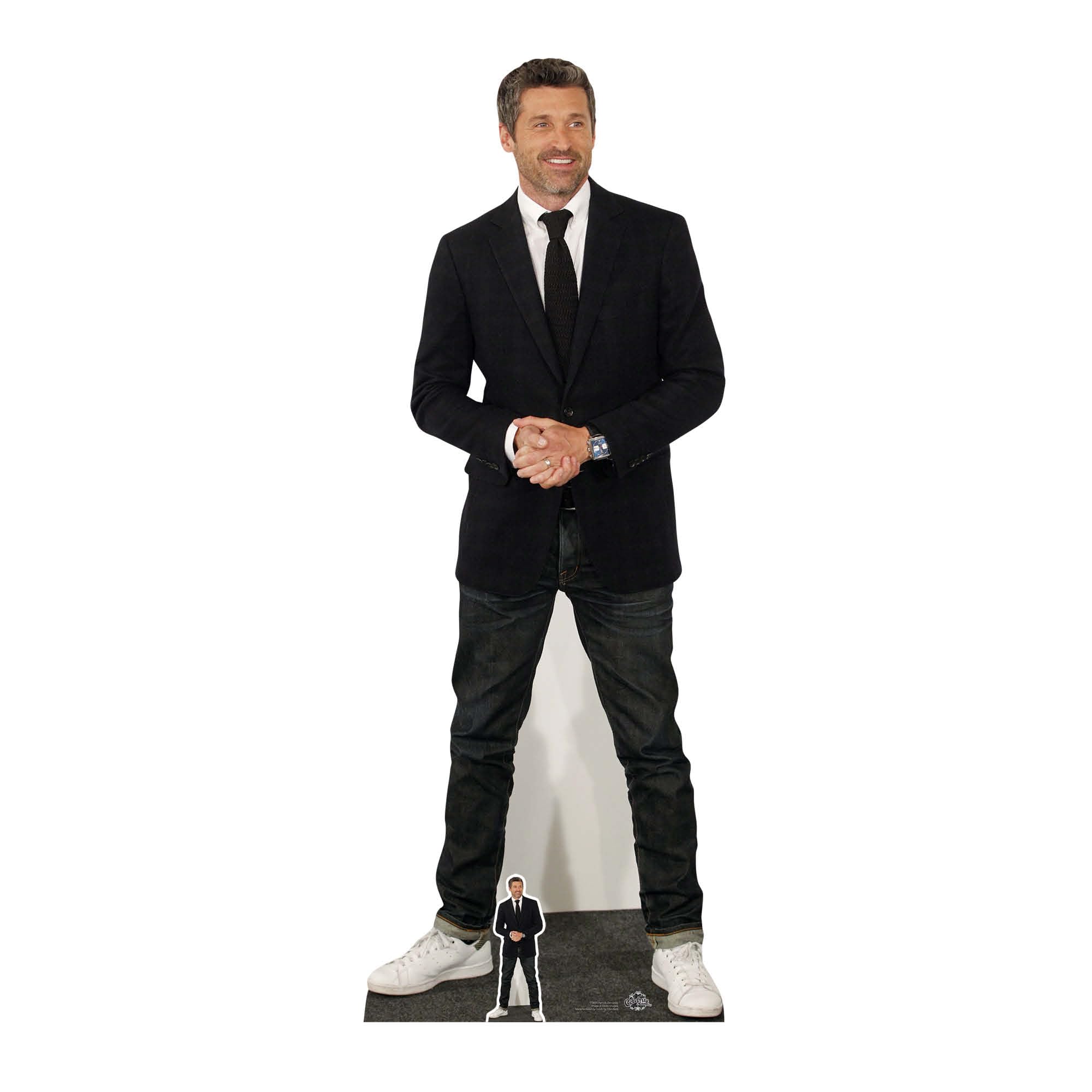 Star Cutouts CS815 Patrick Dempsey Lifesize Cardboard Cutout – TV Heartthrob Display for Parties, Events & Fan Bedrooms