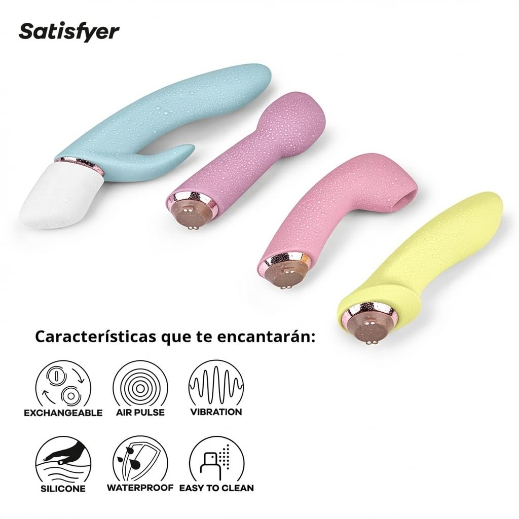 Satisfyer Marvelous Four Set de Vibradores | Juguetes eróticos para Pareja sexuales | Best Of en Juguetes sexuales | Set de Vibradores sensuales | Estimulación a prueba de Agua (IPX7)