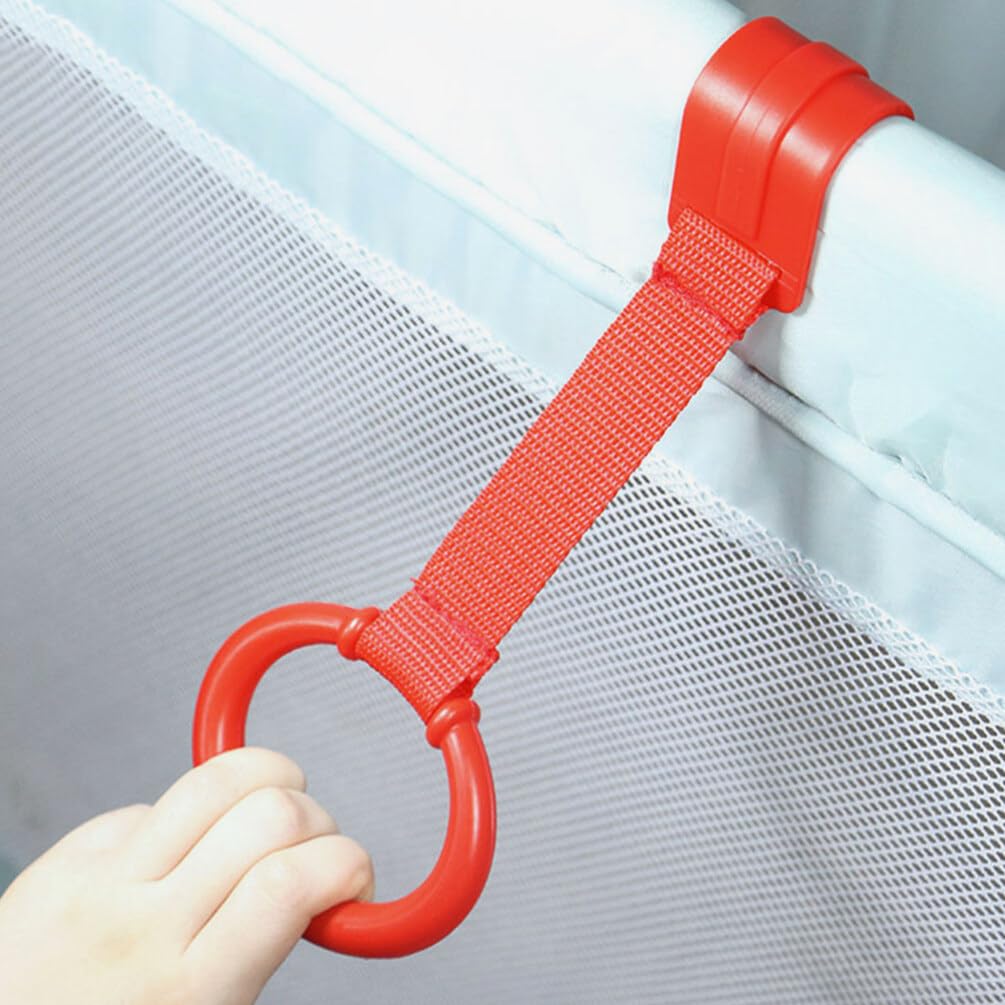 ifundom Pull up Bars 4pcs Baby Pull up Rings Hanging Rings Baby Walking Assistant Safety Toddler Pull up Bar Baby Jumper Doorway