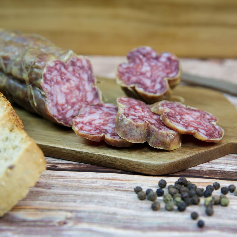 La Cigolina – Salame di Wagyu 200g + Salame di Frisona 400g | Salumi bovini artigianali 100% italiani | A basso contenuto di grassi, ricchi di gusto e Omega 3 | Stagionati e naturali