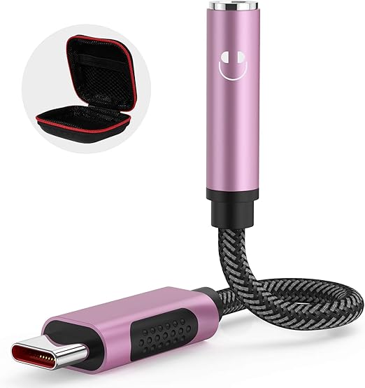 USB Type C to 3.5mm Headphone Jack Adapter for Samsung S24