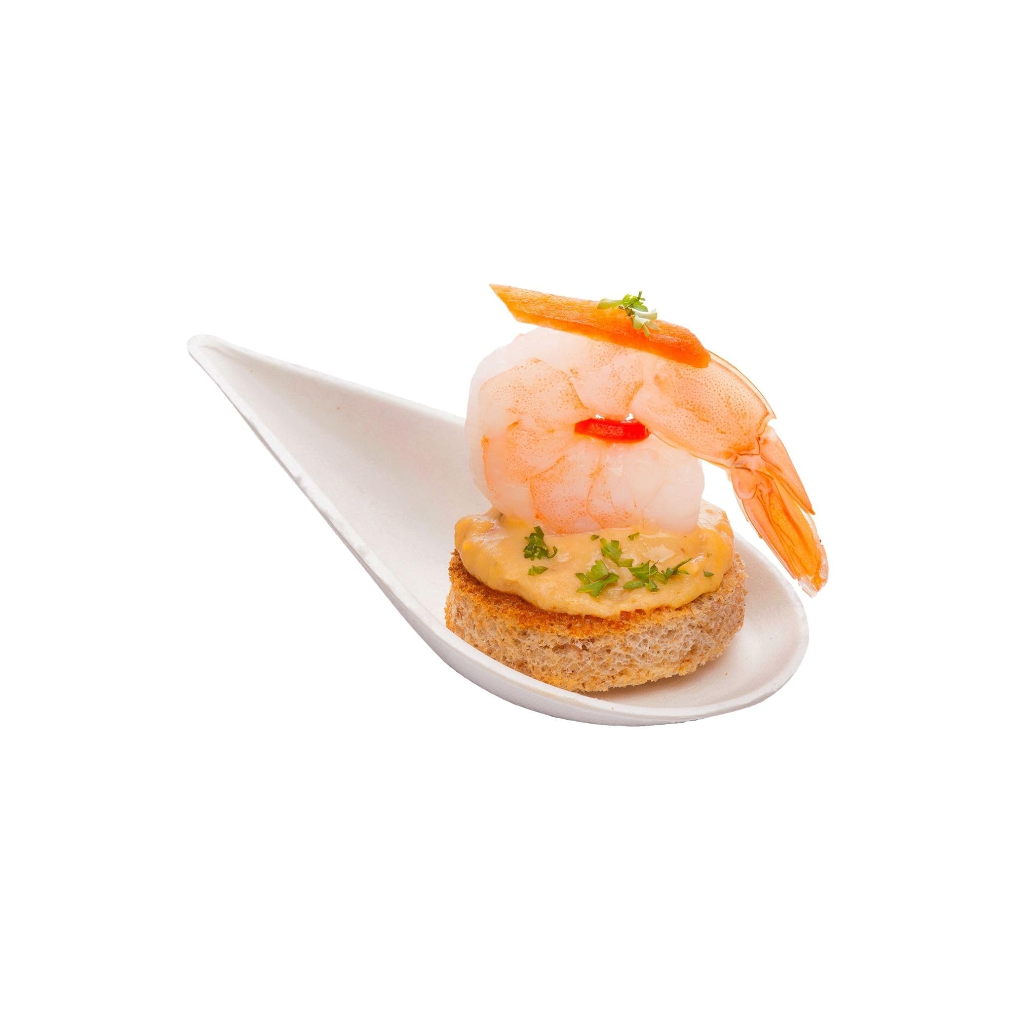 Restaurantware 100 Count Bagasse Leaf Tasting Dish