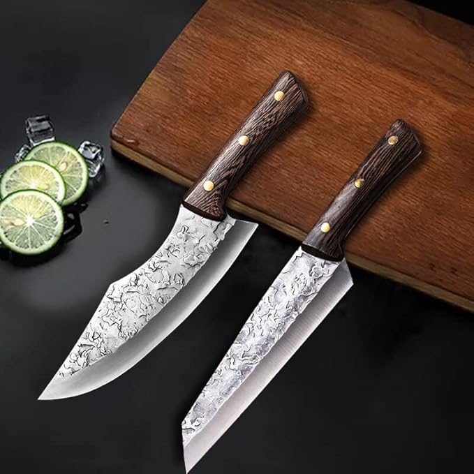 Set Cuchillos Cocina 5 Piezas Acero Inoxidable Forjado miniatura 3