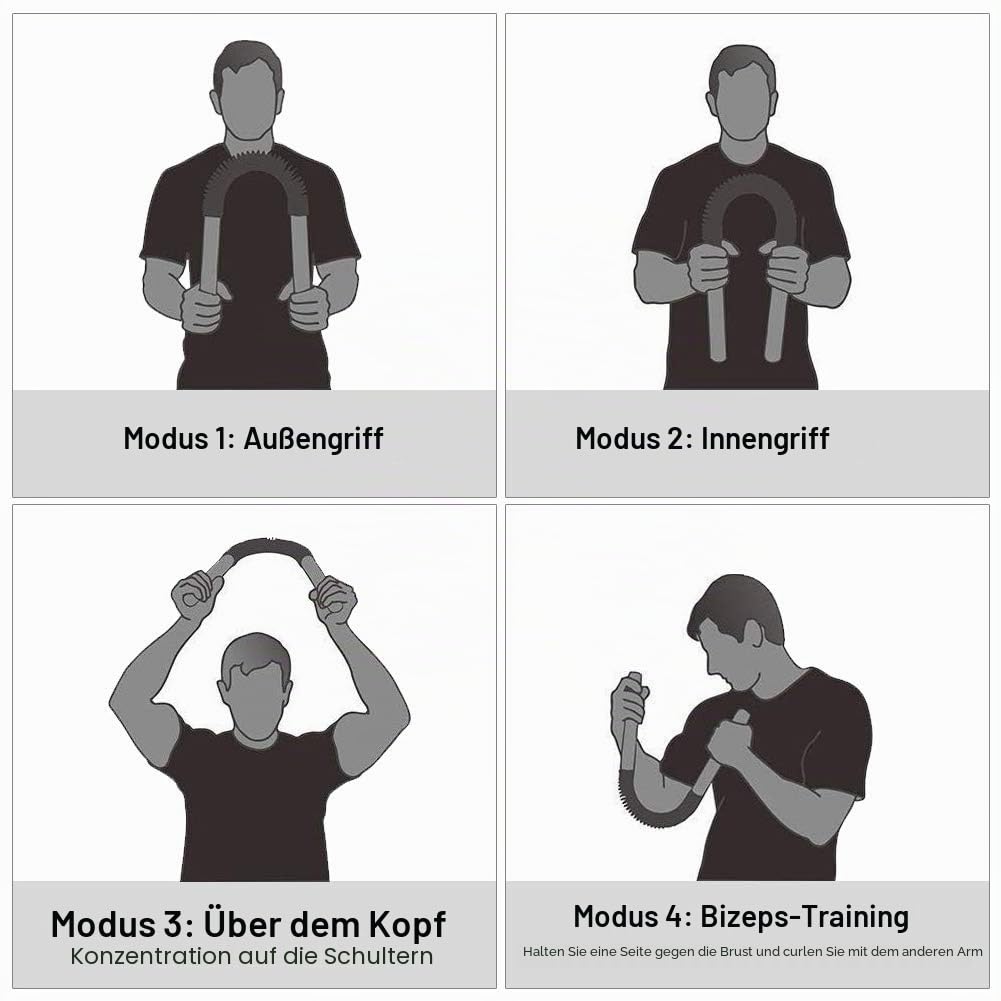 DOBEN Profi Königsfeder Biegehantel für Krafttraining Fitness Biegehantel 20kg, 30kg, 40kg, 50kg, 60kg, Armtrainer Gerät