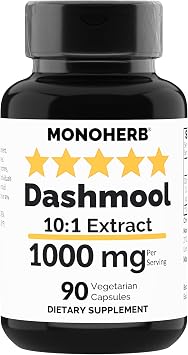 MONOHERB Dashmool 101 Extract - 1000 mg per Serving - Serving Size 2 Capsules - 45 Servings per Bottle