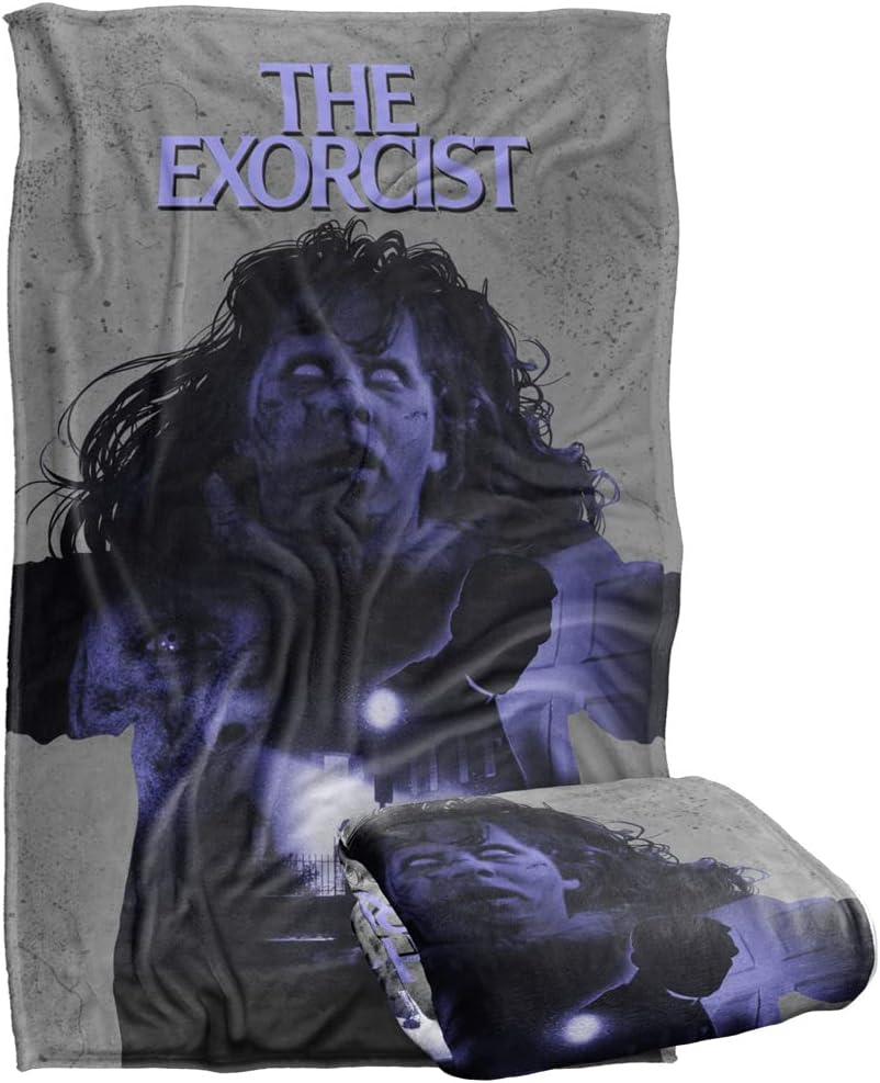 The Exorcist Blanket, 36"x58" Regan Collage Poster Silky Touch Super Soft Throw Blanket