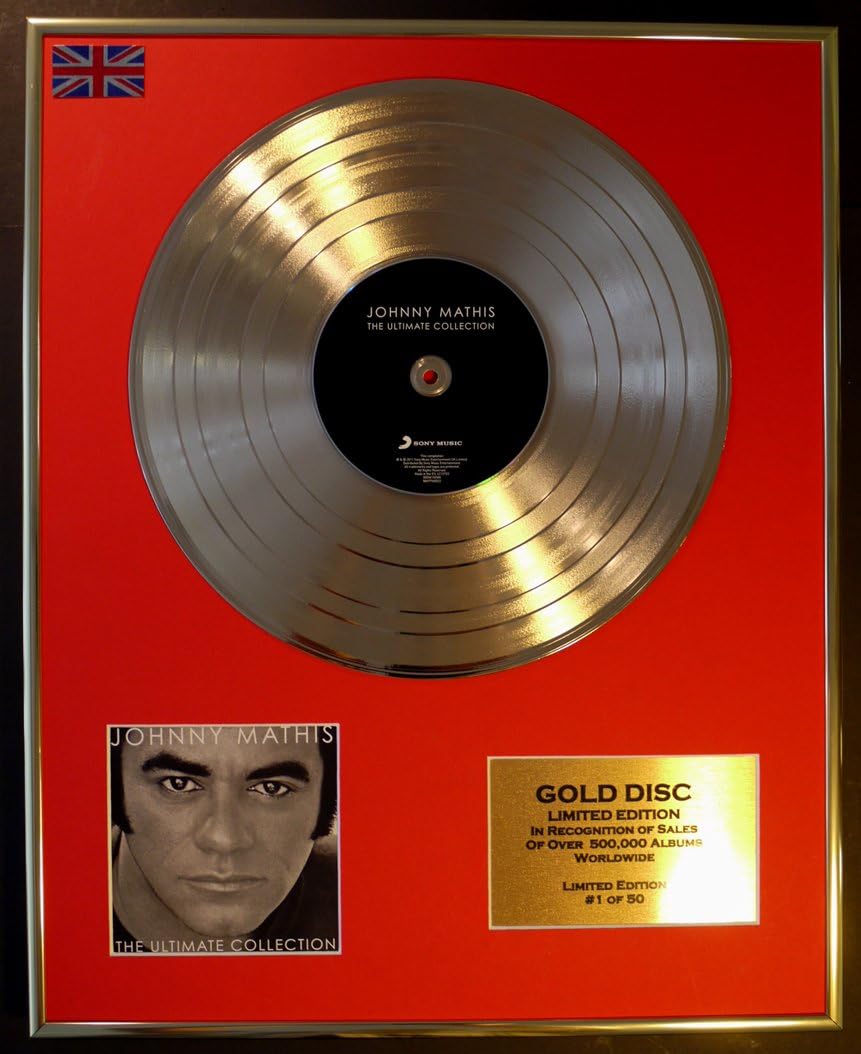 Johnny Mathis Cd Gold Disc Record Limited Edition Gold The Ultimate ...