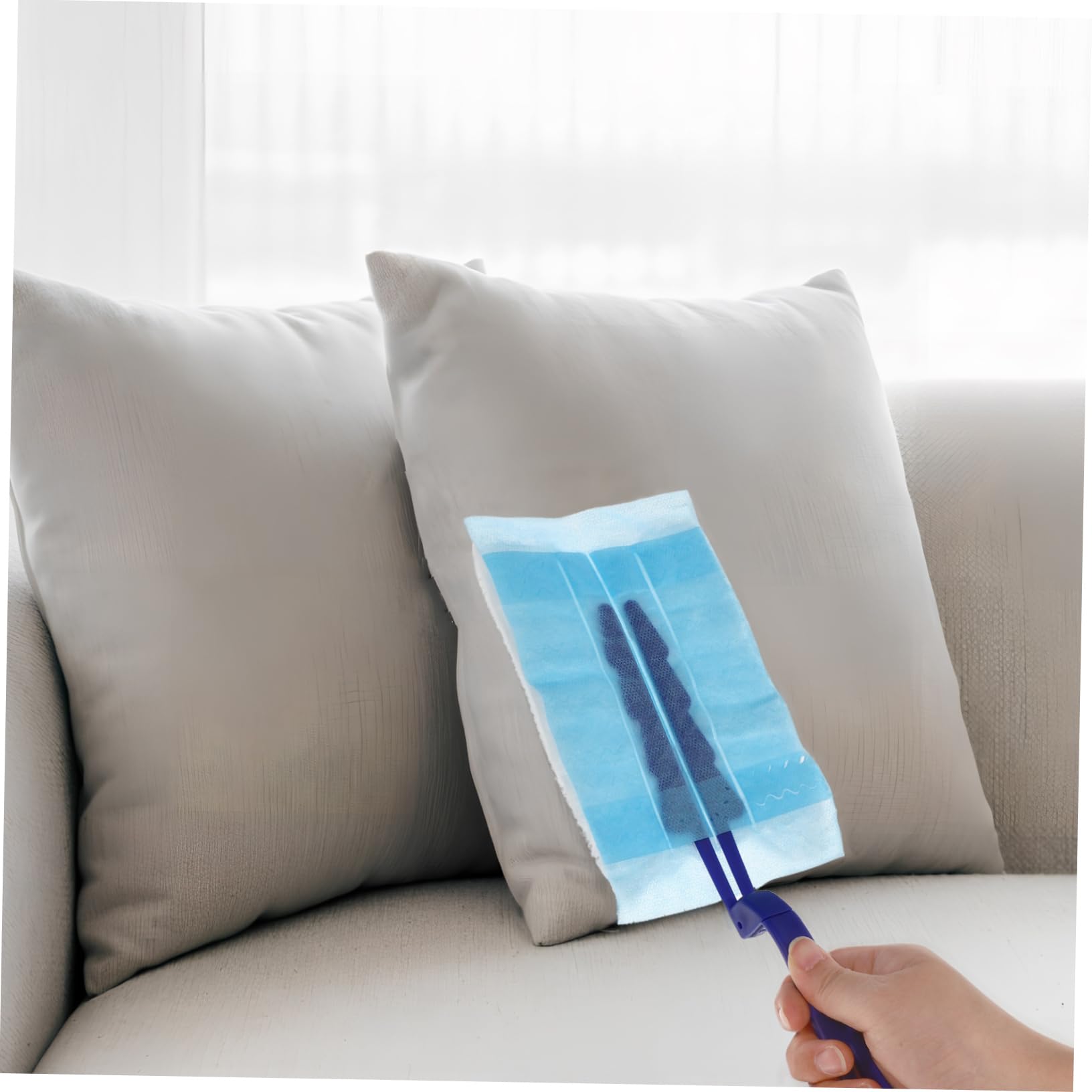 PartyKindom 3juegos Duster Electrostático con Recambios para Limpieza De Muebles Ventanas Sofás y Coches Compacto y Fácil De Usar