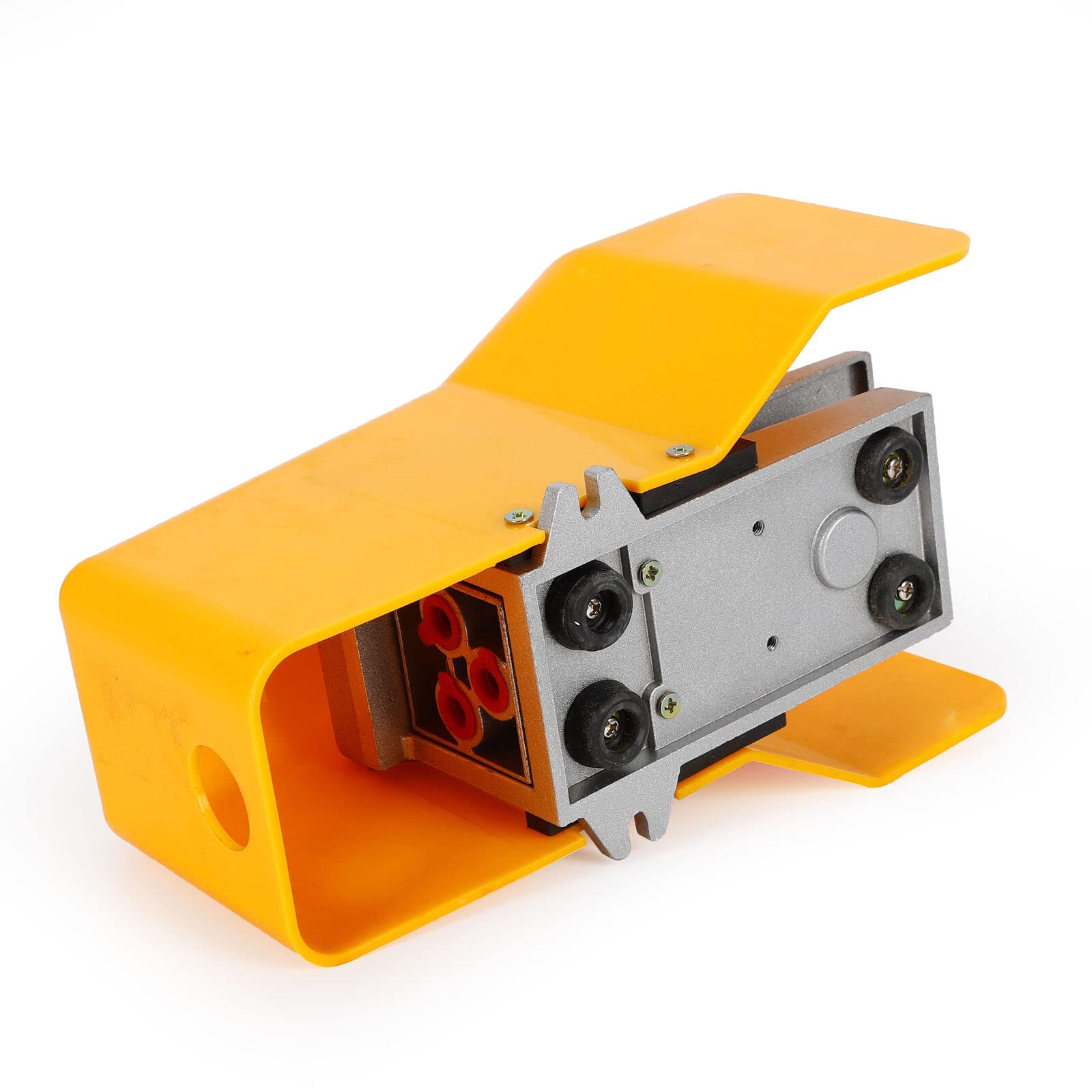Pedal neumático de aire con válvula de pie, pedal de aire comprimido, cuatro canales, 3 vías, 2 posiciones, tamaño de conexión G1/4"