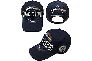 Pink Floyd Dark Side of the Moon Navy Distressed Baseball Cap
