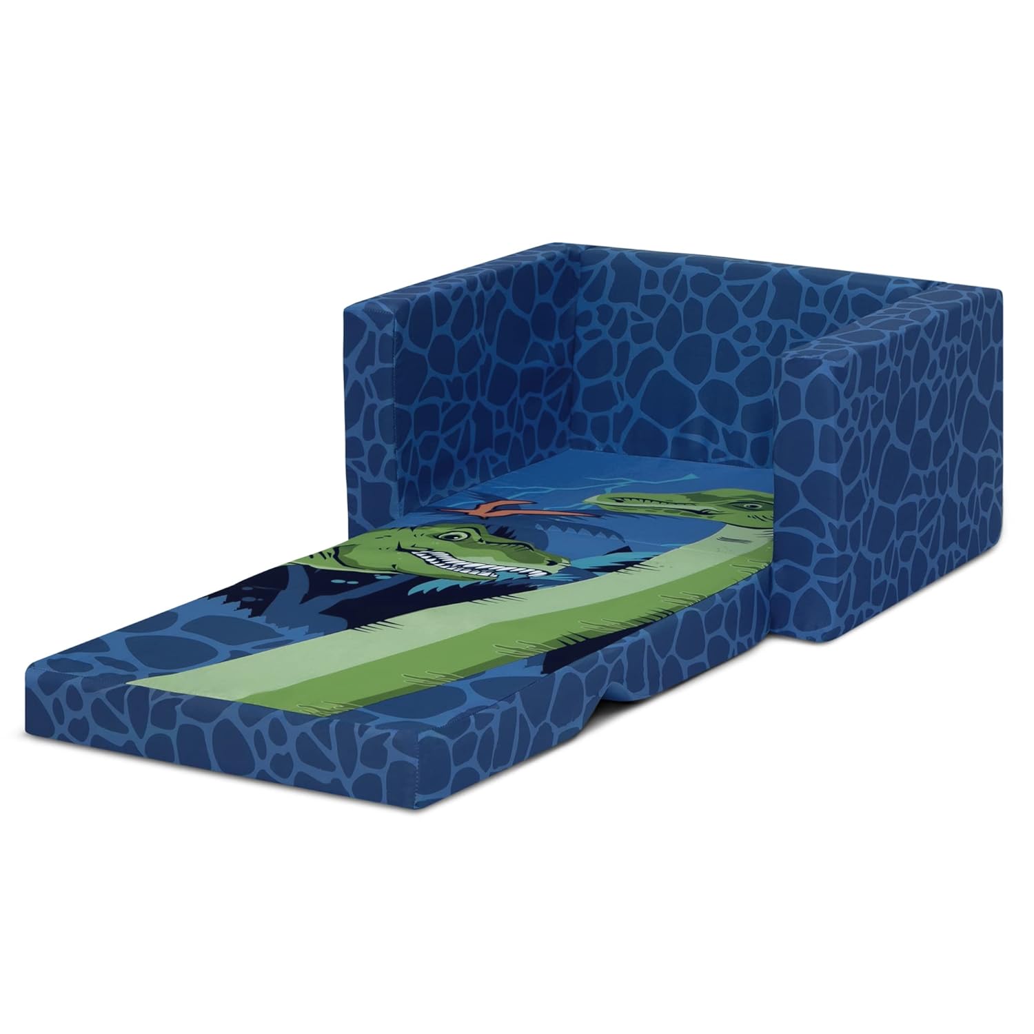 Delta Children Dinosaur Cozee Flip-Out Chair For Relaxing- 2-in-1 Convertible Lightweight,Portable Chair to Lounger for Toddlers & Kids - Image 12