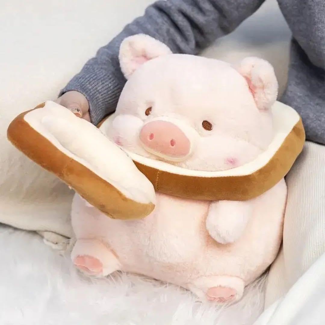 luluブタ ぬいぐるみ BIG Amazon.co.jp: 本日 子豚 LULU 食パン パン食い ぶた ぬいぐるみ