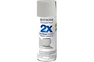 Rust-Oleum Painter's Touch 2X Ultra Cover Spray Paint in Satin Light Gray