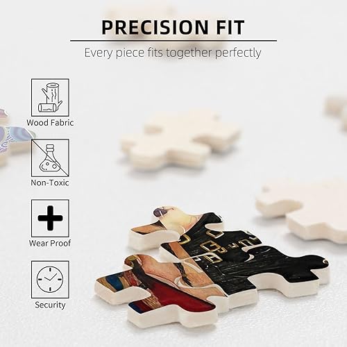 Miniatura 4 de Rompecabezas de madera de 500 piezas, Johnny Depp, juego de juguetes para adultos y niños