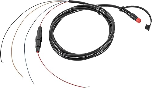 Sunluway 010-12199-04 Cable de alimentacióndatos NMEA 0183 de 4 pines compatible con Garmin Striker 44cv4dvPlusVivid Series y EchoMAP Series Fish