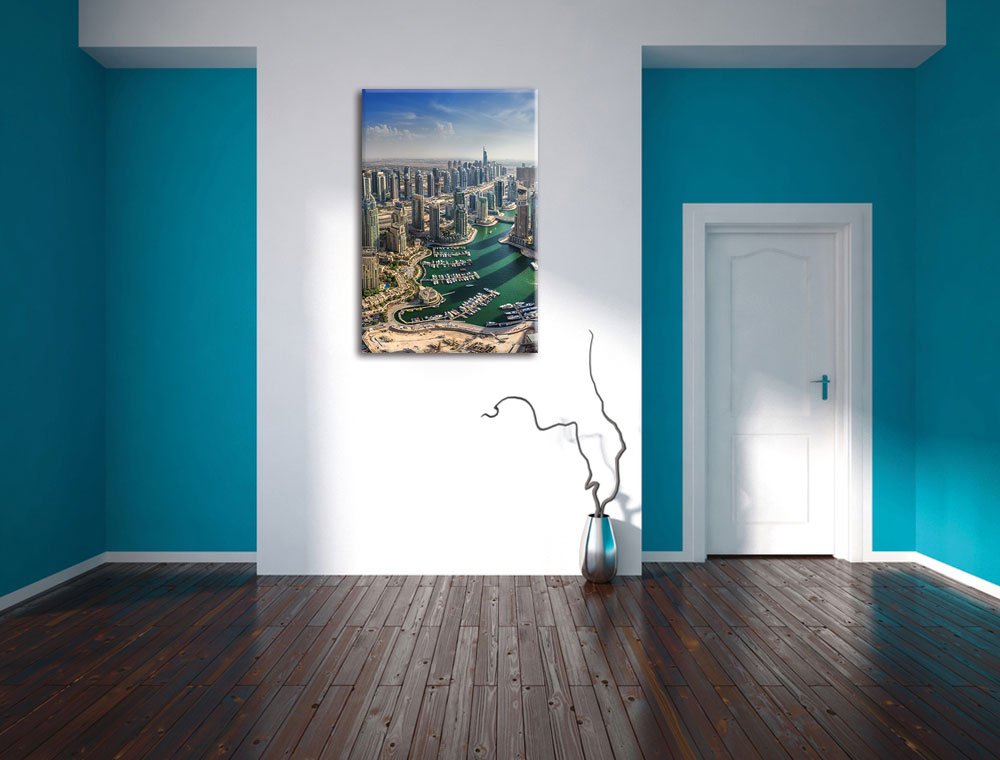 Dubai Hotel Burj al Arab, formato 120 x 80 cm su tela, XXL immagini giganti già incorniciate con cornice, stampa artistica su cornice, più economica di dipinti o dipinti a olio, non poster o poster