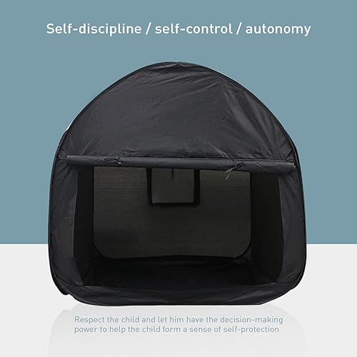 Miniatura 8 de Cwsk Tienda de campaña sensorial calmante para niños con certificación CPC, tienda de campaña sensorial con luz emergente portátil, nido sensorial,