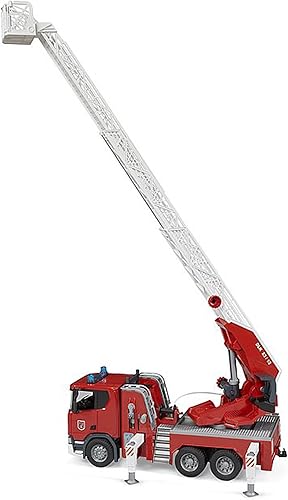 Miniatura 2 de Camión de bomberos Scania serie R de Bruder con bomba de agua y módulo L y S