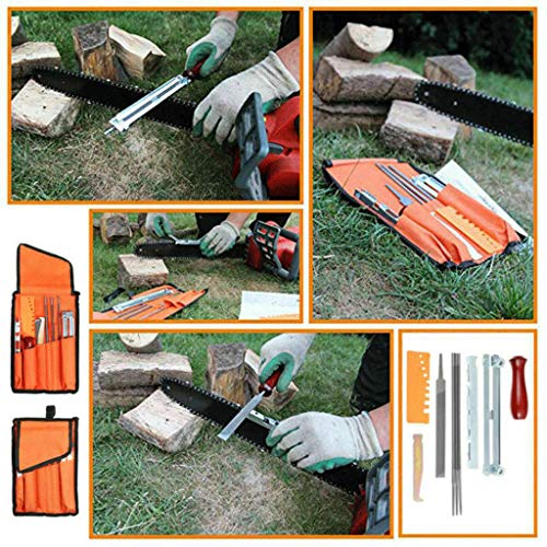 yotijar Arquivos de Afiação de Motosserra 10x Limas de Afiação de Serras Stihl Filing Kit