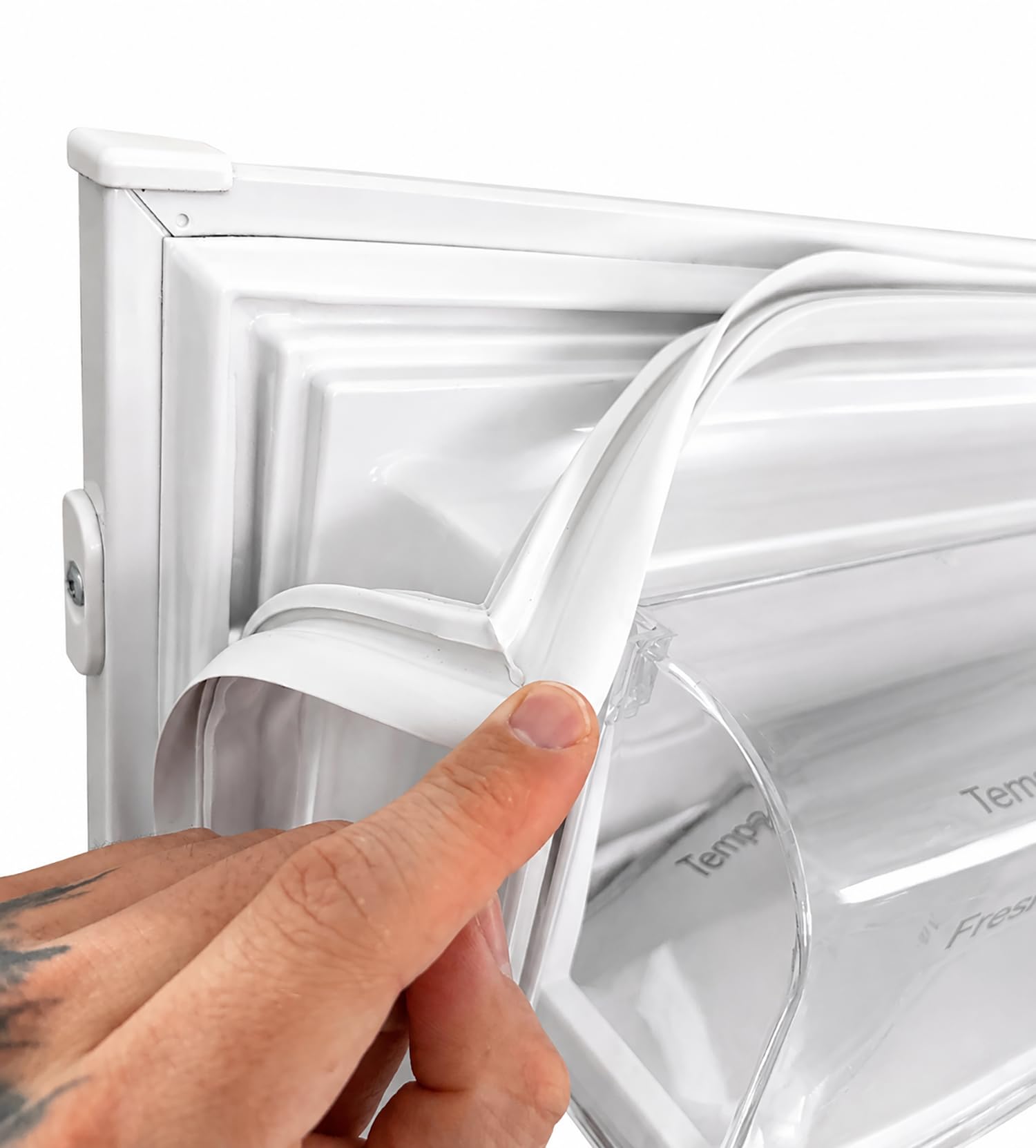 AAYXIN Universal Whole Parts Refrigerator Door Seal Gasket Part Customizable Any Sizes,Refrigerator Fresh Food Door Gasket,White